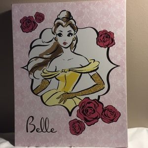 Canvas art princess Belle 11 x 16 Disney